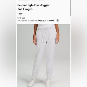 Lululemon Women’s Scuba Joggers